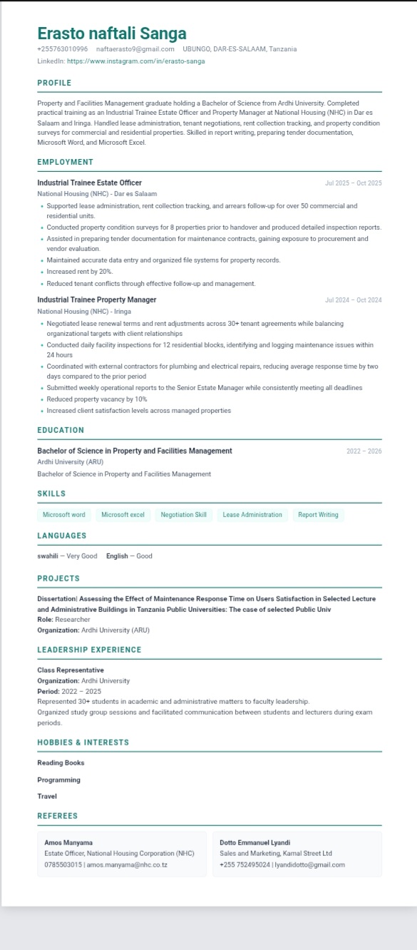 Clean Single template preview