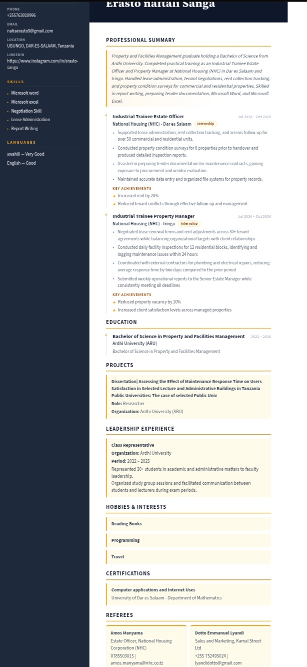 Sidebar template preview
